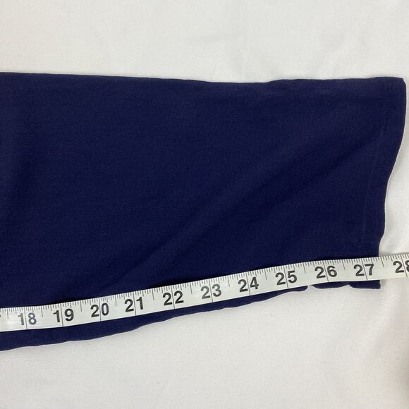 Eileen Fisher Pants Navy Blue Crepe Pull On Tapered Relaxed 100% Silk Size S/P - Picture 10 of 10